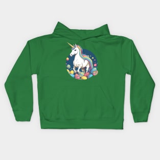 Easter Unicorn Kids Hoodie